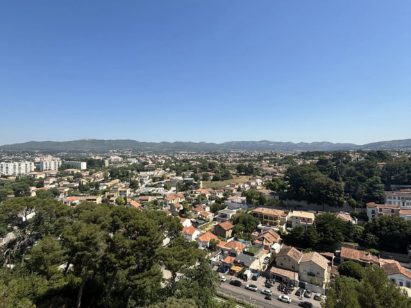 Vente appartement T3 de 72 m² avec vue exceptionnelle à Marseille 13e
