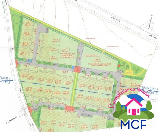 Lotissement de terrains constructibles à Boussey - Proximité Gare et écoles