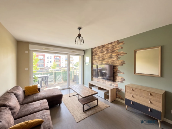Appartement T2 avec balcon et vue dégagée à Faches-Thumesnil