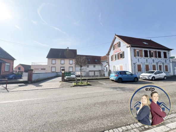 À vendre appartement 3 pièces à Mertzwiller avec potentiel de rénovation