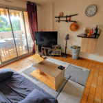 Lumineux séjour  Studio à Antibes avec loggia, résidence de luxe, idéal investisseur