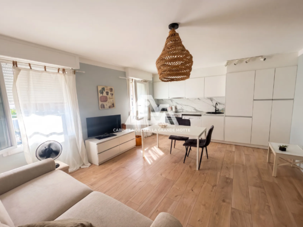 Spacieux studio de 27 m² à vendre à La Grande-Motte, idéal investissement ou résidence principale