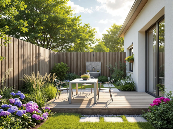 Agréable appartement 4 pièces avec jardin privatif à Laventie