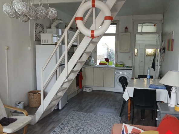Maison 3 chambres proche gare avec jardin à Étaples - Bonne état