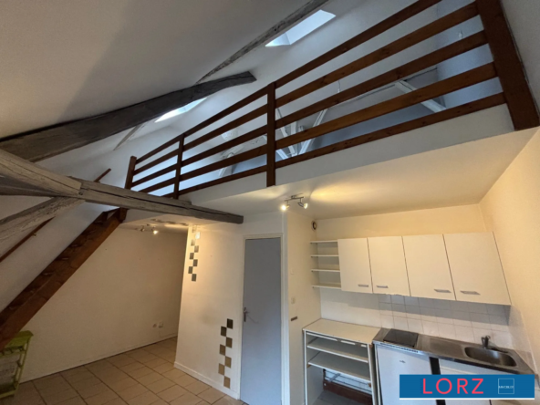 Appartement T1/T2 lumineux avec mezzanine au centre de Bourges
