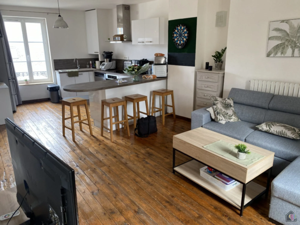 Appartement 3 pièces rénové au cœur de Fécamp - Lumineux et idéalement situé