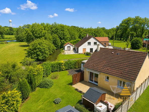 Pavillon de plain-pied à vendre à Gouzeaucourt avec jardin et parking