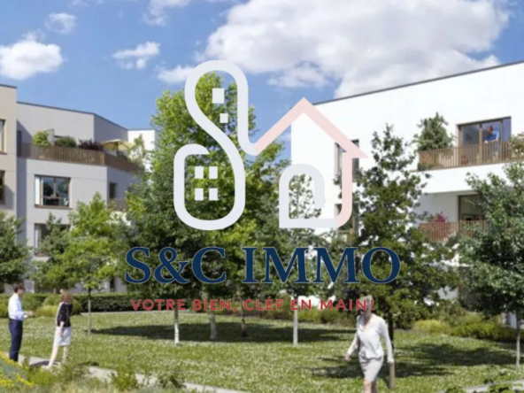 Appartement T2 Neuf à Vendre à Carrières-sous-Poissy, 39,09 m², Étage 1
