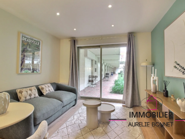 Studio rénové à Deauville avec accès plage et terrasse