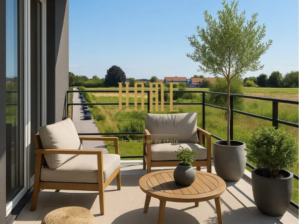 Charmant T2 avec terrasse à Haguenau – Lumineux et bien situé