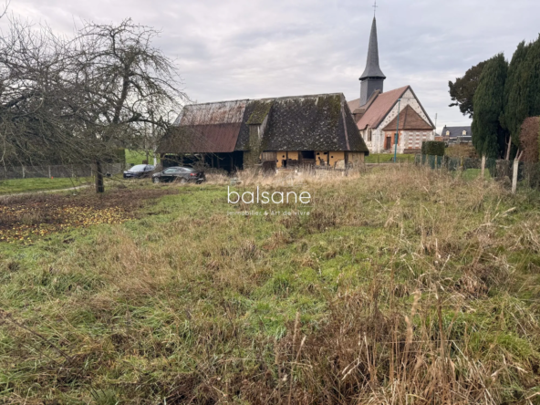 Terrain constructible de 1206 m² à Flancourt-Crescy-en-Roumois