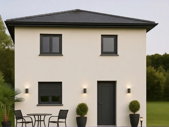Maison de 75m2 sur 600m2 de terrain  Programme immobilier neuf : maison de 75 m² à construire à Saint-Sorlin-de-Morestel