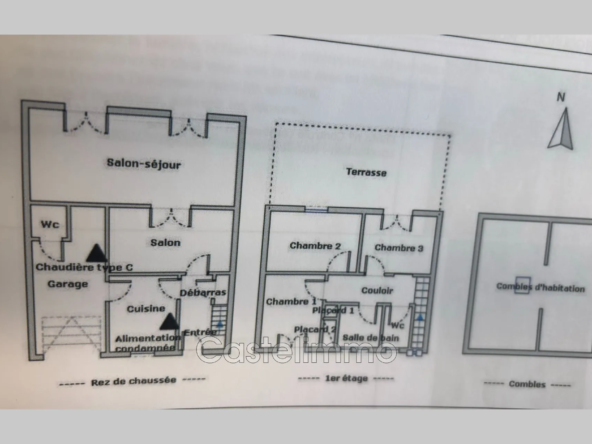 Maison à vendre avec jardin, terrasse et location en place à Moissac