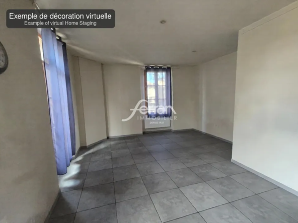 Immeuble à vendre à Villecroze avec commerce et appartements loués, potentiel de rénovation