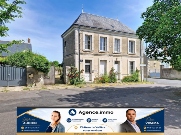 Maison de maître rénovable à Channay-sur-Lathan avec potentiel élevé