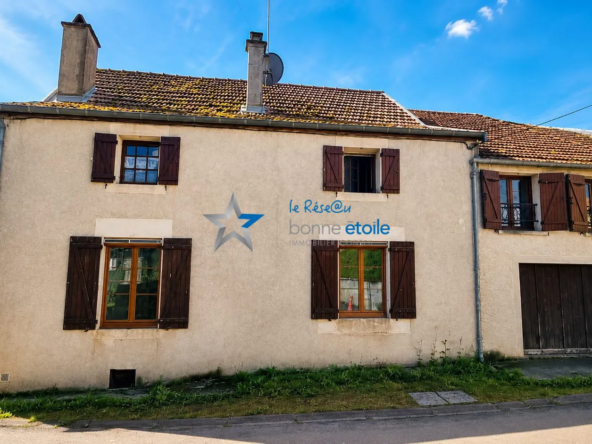 Maison à vendre à Poulangy avec fort potentiel d'aménagement