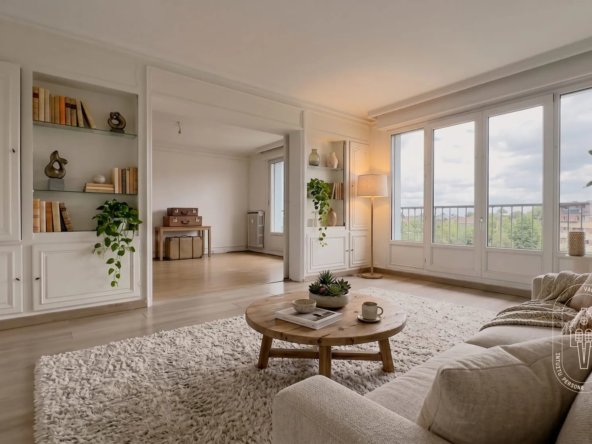 Appartement familial à vendre à Tourcoing centre, 125 m² avec balcon, cave et garage