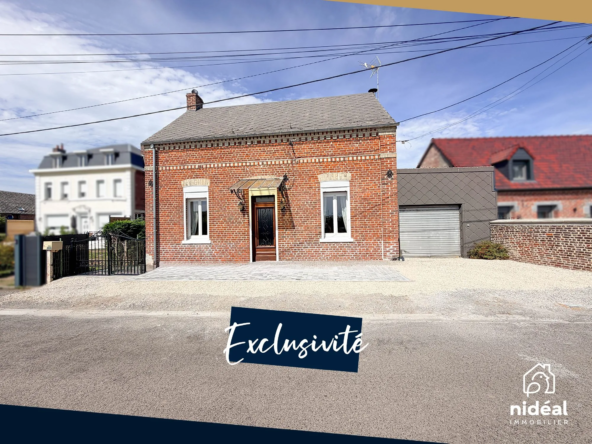 Maison individuelle de 110m² à Gommegnies avec terrain de 1403 m²