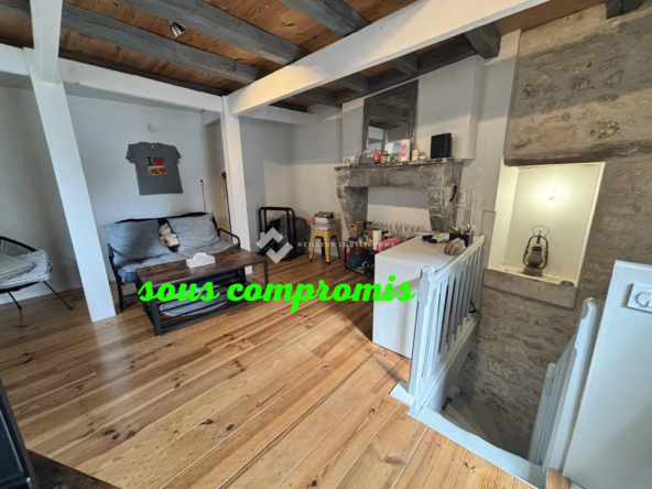 Maison en pierre rénovée à Migné-Auxances – 45 m², 2 chambres, calme et proximité Niort