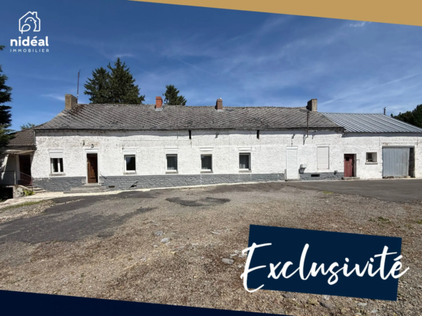 Ferme ancienne à rénover avec grand terrain à Vieux-Reng - Potentiel exceptionnel