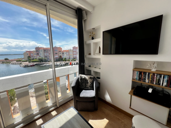Appartement rénové avec piscine et vue mer au Barcarès – Investissement ou résidence