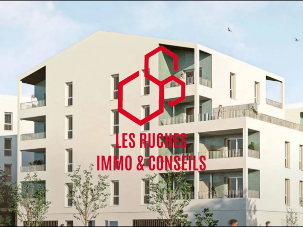 Appartement T2 neuf à vendre à Grigny – 40,51 m² avec balcon et proximité commodités