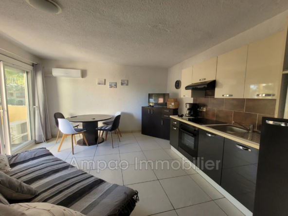 Appartement T2 avec terrasse et vue sur jardins à Canet-en-Roussillon