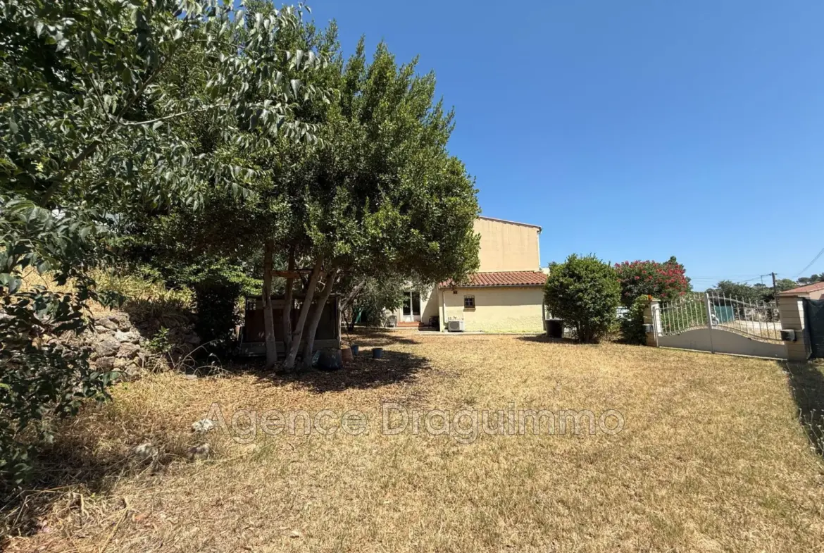 Villa de plain-pied à vendre à Draguignan avec terrasse et garage 