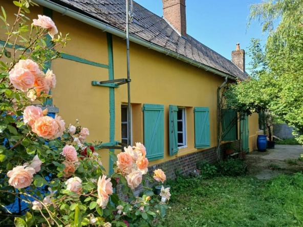 Façade Maison plain-pied 2 chambres avec jardin à Formerie
