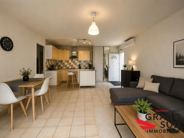 Appartement T3 avec jardin à Lormont, proximité commodités, garage et véranda