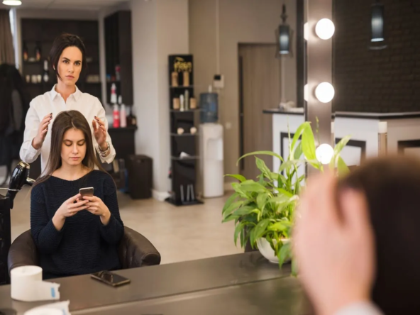Salon de coiffure à vendre au centre de Montreux avec forte clientèle