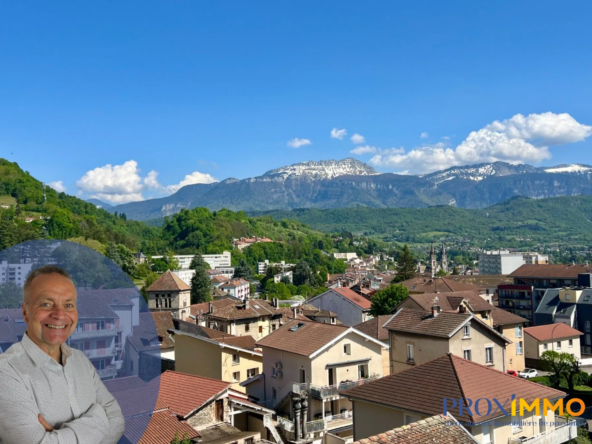 Appartement 82 m² avec vue panoramique à Voiron, proche commodités