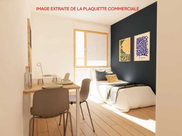 Studio neuf à Gières de 26 m² livré en juillet 2028 - Opportunité d'investissement ou résidence principale