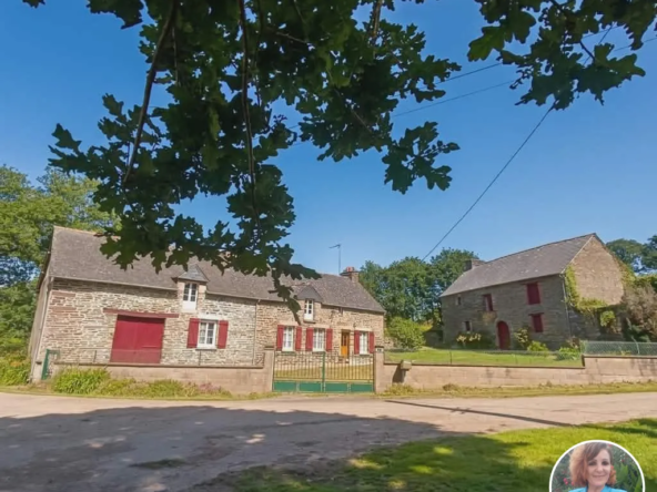 Superbe longère en pierre avec dépendance et potentiel dans la campagne de Neant-sur-Yvel