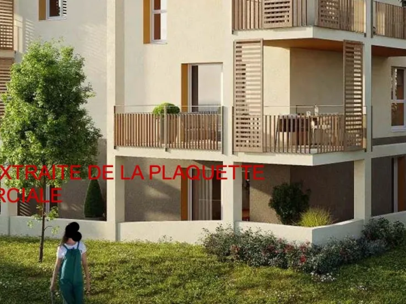 Appartement neuf T3 à Tullins avec jardin, balcon et parking en livraison 2028