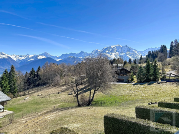 Studio à vendre à Combloux avec vue sur le Mont-Blanc, balcon et parking