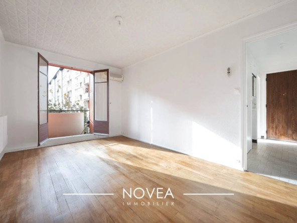 A vendre appartement T3 avec balcon et garage à Villeurbanne dans la résidence Le Stadium