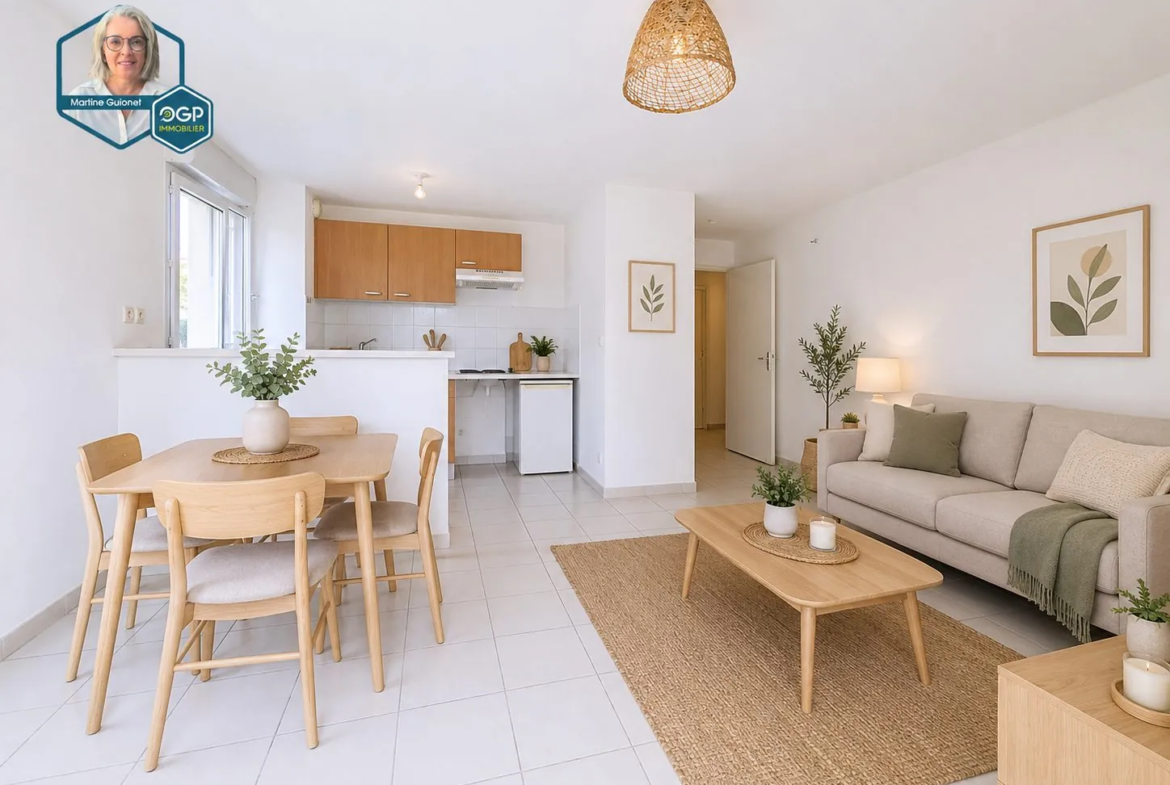 Appartement T3 de 54 m² avec terrasse sud à Castelnau d'Estrétefonds 