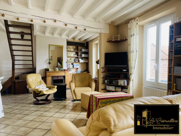 Appartement duplex de 80m² à Dourdan 91410, centre-ville, 4 chambres, cave