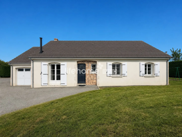 Charmant pavillon de plain-pied avec garage et terrain clos à Sainte-Fauste