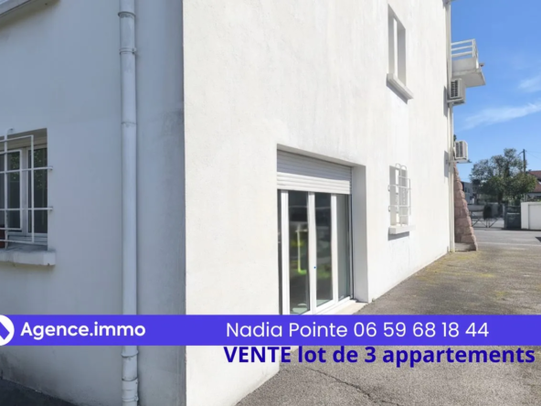 Investissement immobilier à Tarbes : trois appartements en rez-de-chaussée pour rendement optimal