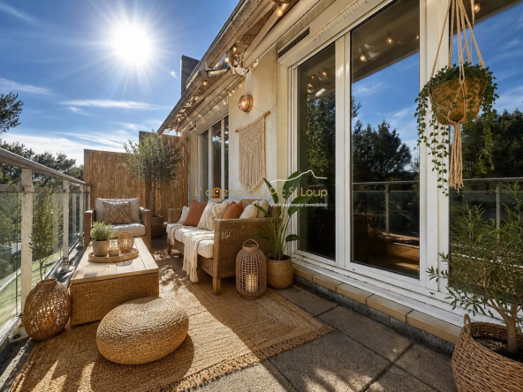 Appartement T2 en vente à Saint-Gély-du-Fesc avec terrasse ensoleillée
