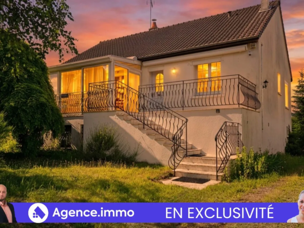 Maison individuelle avec grand terrain à Souvigné, proche Tours, potentiel d'évolution