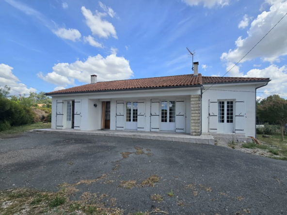 Maison de plain-pied avec 4 chambres, garage et jardin à Villetoureix