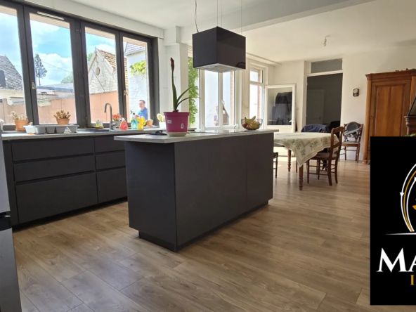 Maison individuelle semi-plain-pied à Arras-Bapaume avec dépendance et jardin