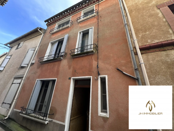 Maison T3 de 67,23 m² à Alzonne avec garage, à rénover