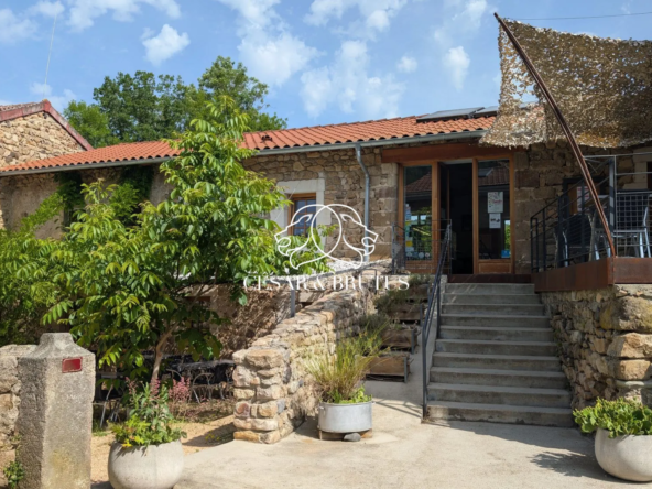 À vendre fonds de commerce restaurant à Lavoûte-sur-Loire avec terrasse et forte fréquentation touristique