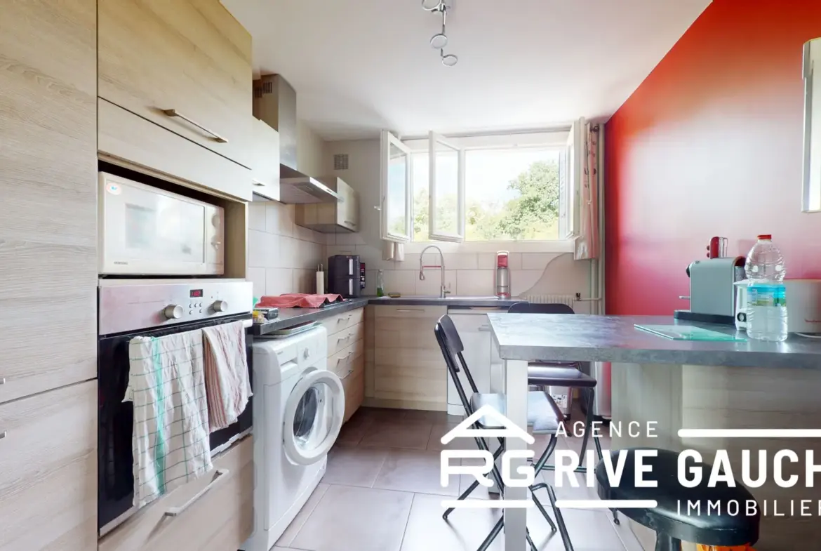 Bel appartement T4 traversant avec balcon, cave et garage à Vienne (38200) 