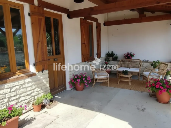 Maison de campagne à Montoldre avec jardin, garage et potentiel d'aménagement