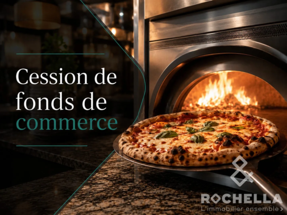 A saisir à Nieul-sur-Mer, fonds de commerce pizza à emporter et restauration rapide, développement possible